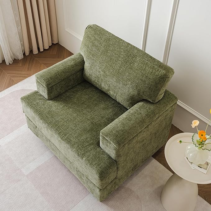 Oversized Living Room Chairs Set of 2, Comfy Accent Chair