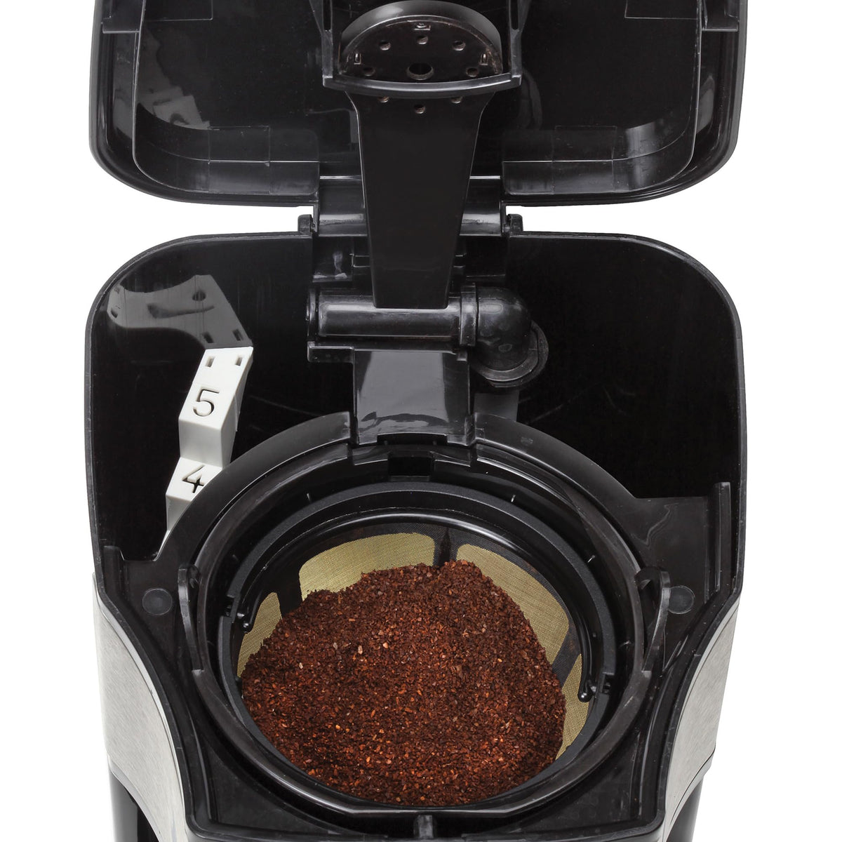 Capresso 5-Cup Mini Drip Coffee Maker, Black and Stainless Steel