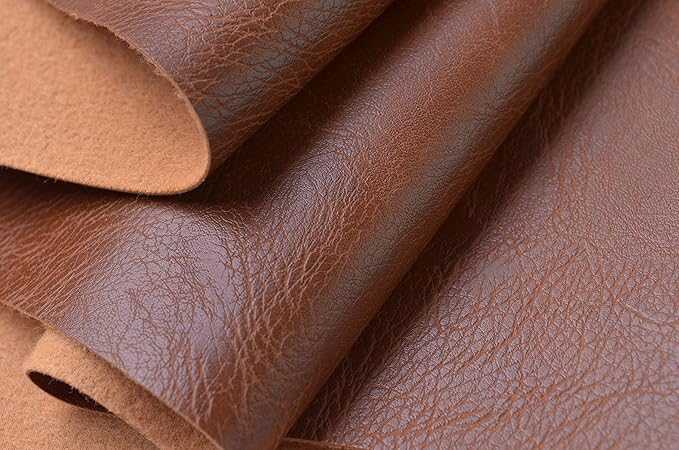 Wento Thick Faux Leather Fabric Soft Skin Grain PU Leather