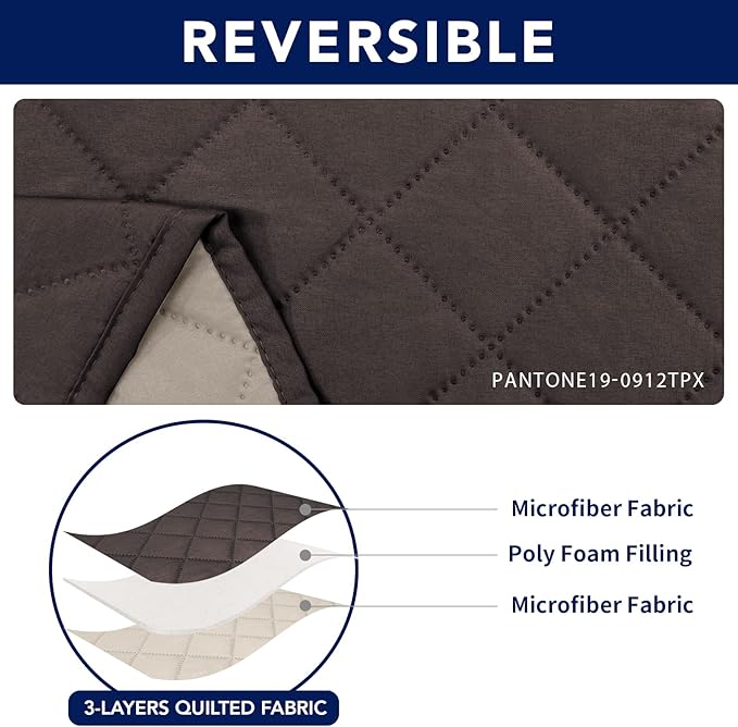PureFit Water Resistant Reversible Sofa Cover