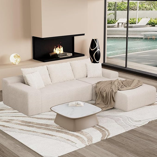 105" Convertible Sectional Couch
