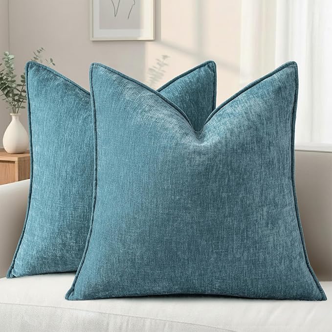 decorUhome Summer Couch Throw Pillow Covers 20x20 Set of 2, Decorative Soft