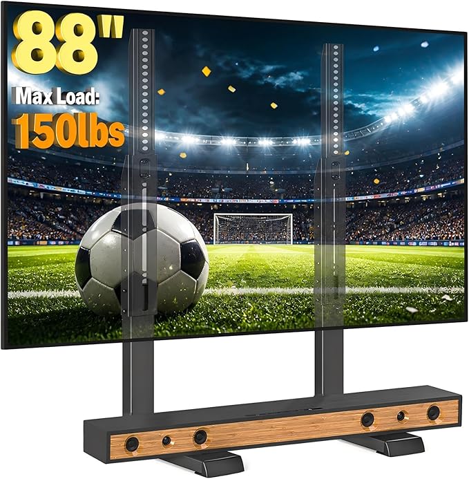 5Rcom Table Top TV Stand, Universal TV Stand