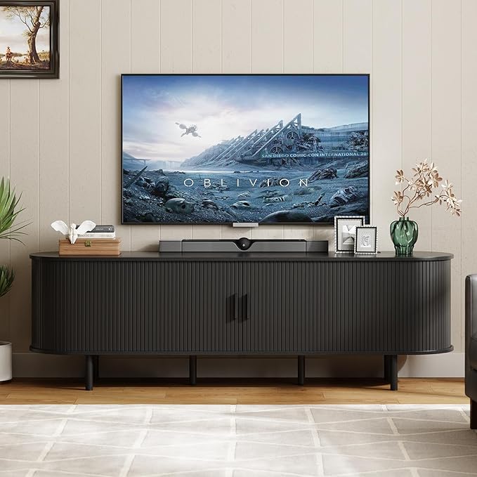 ONBRILL 70.8" TV Stand with Power Outlet