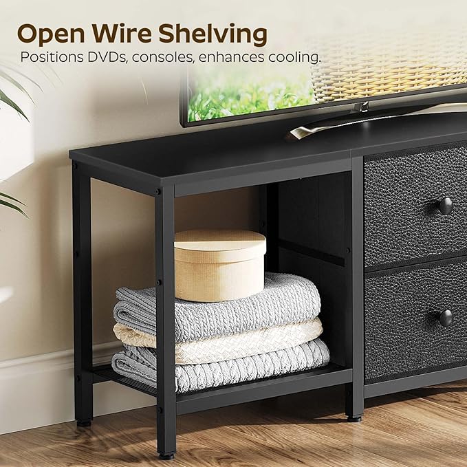 YATINEY TV Stand for TVs up to 55", Entertainment Center