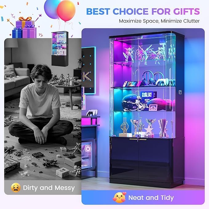 71" Tall RGB Display Cabinet