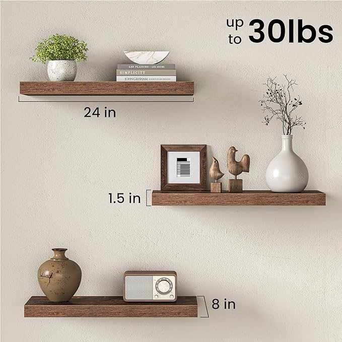 Fun Memories 24Inch Floating Shelves