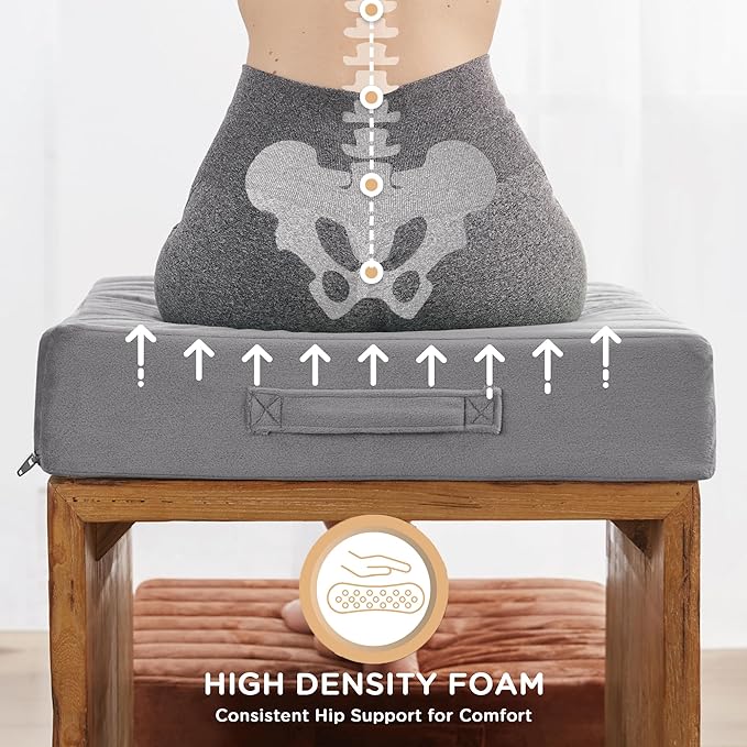 Codi Floor Cushions for Adults, Large Meditation Pillows
