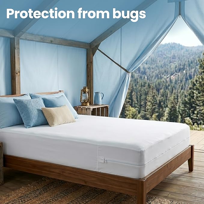 Utopia Bedding Waterproof Mattress Protector Full XL Size, Zippered Mattress