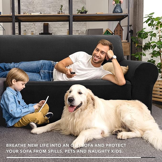 ZNSAYOTX Stretch Oversized Couch Cover Universal Sofa Covers