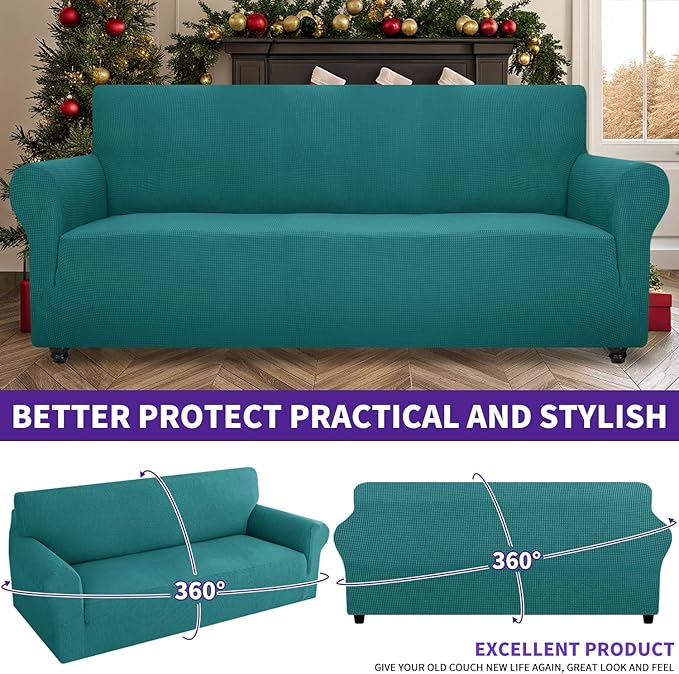 ZNSAYOTX Stretch Oversized Couch Cover Universal Sofa Covers