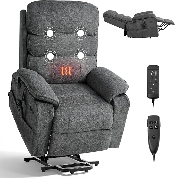 VEVOR Power Lift Recliner Chair, Dual Motor Lift Chair