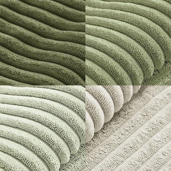 MIULEE Summer Light Green Decorative Throw Pillow Covers 20x20 Inch Set of 4