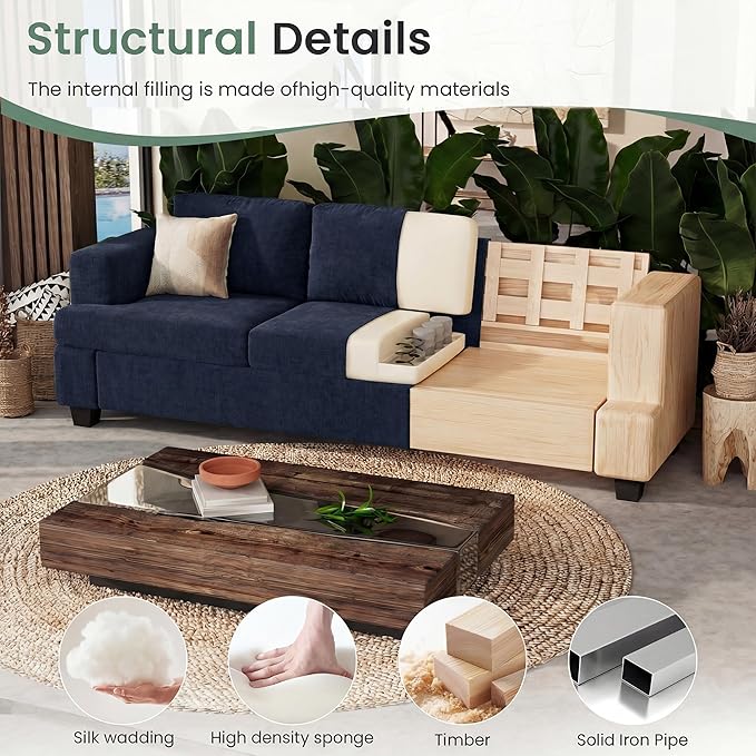 YOUDENOVA Sofa, Modern Comfy Couches