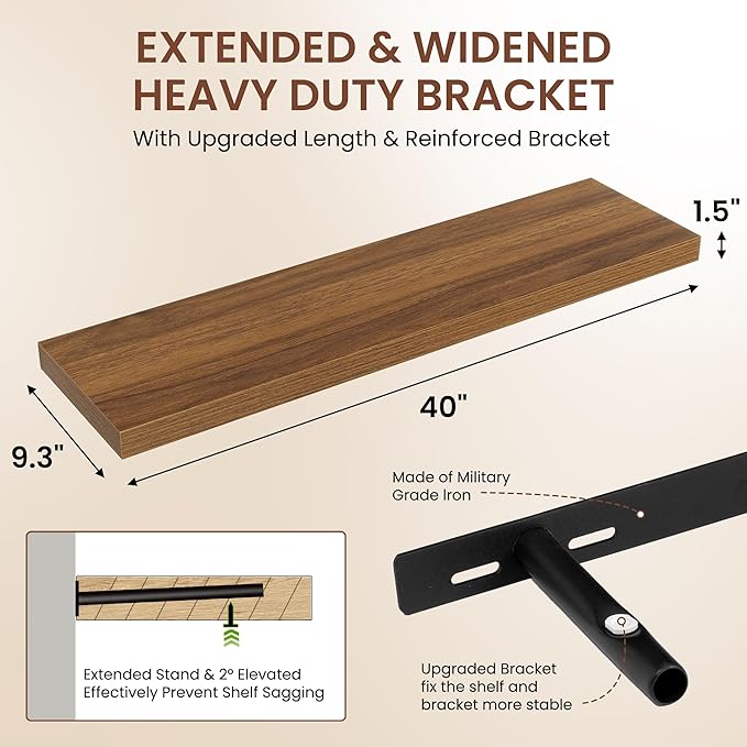 Dreamland 40 Inches Floating Shelves