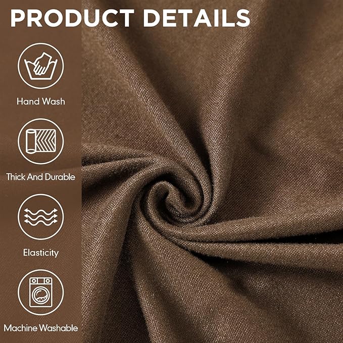 Peryiter 3 Pcs Couch and Loveseat Covers Set Sofa Cover