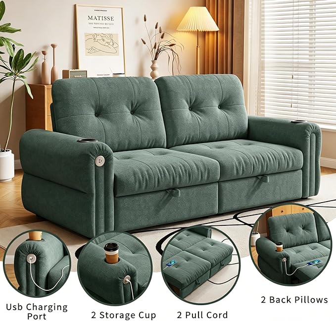 Convertible Couches, Queen Size Pull Out Sofa Bed