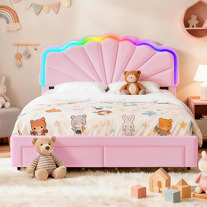 Queen Upholstered Children’s Bed