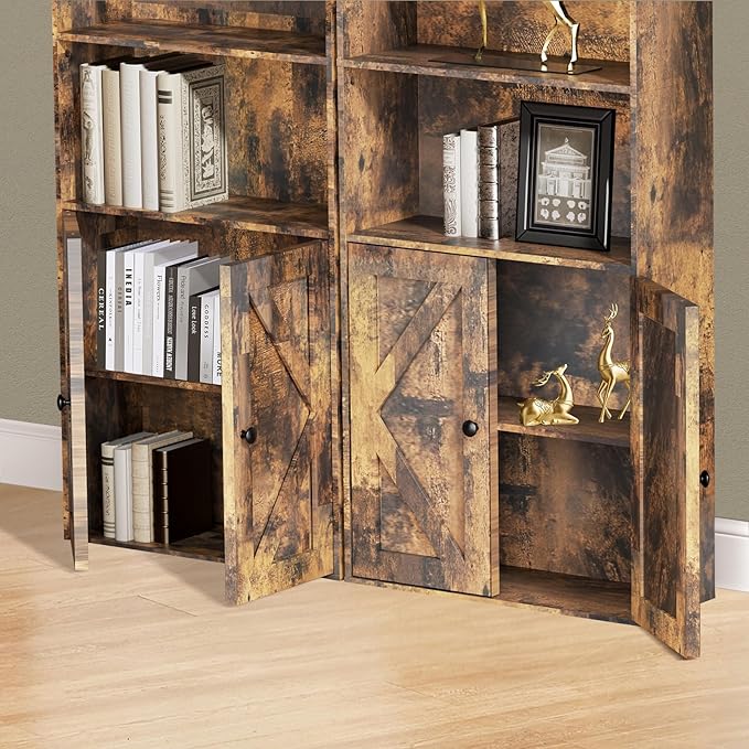 Bookshelf, 6-Tier Floor Bookcase