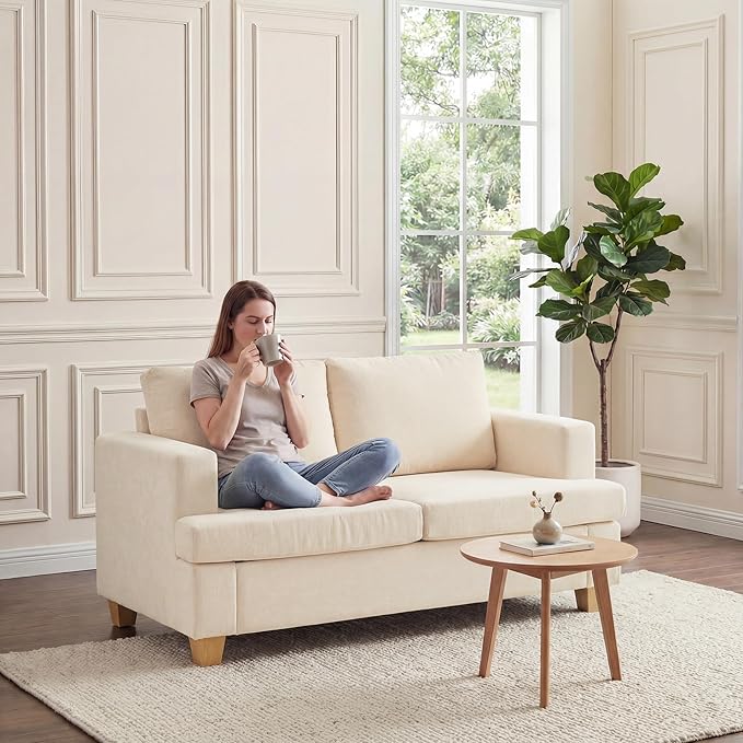Apicizon 3 Pieces Couch Set Living Room Furniture Sets, Loveseat Sofa & 3