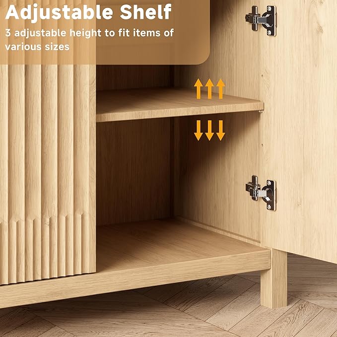 Fatmok Fluted Buffet Cabinet