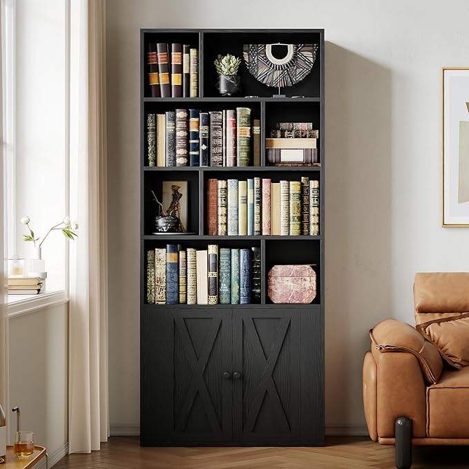 IRONCK Book Shelf, Tall Bookshelf