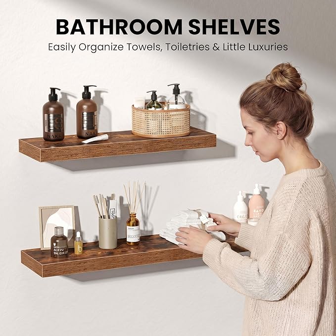 Fun Memories 40Inch Floating Shelves