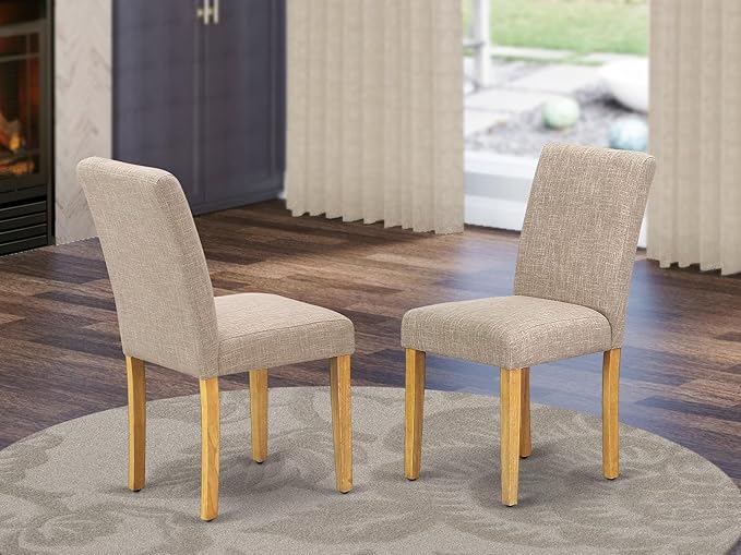 East West Furniture ABP4T04 Abbott Parson Dining Chairs