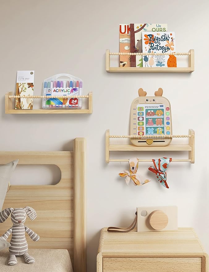 Maxpeuvon Nursery Floating Shelves