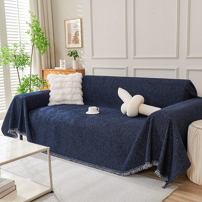 DREAMINGO Sofa Covers Washable Thick Chenille Couch Cover