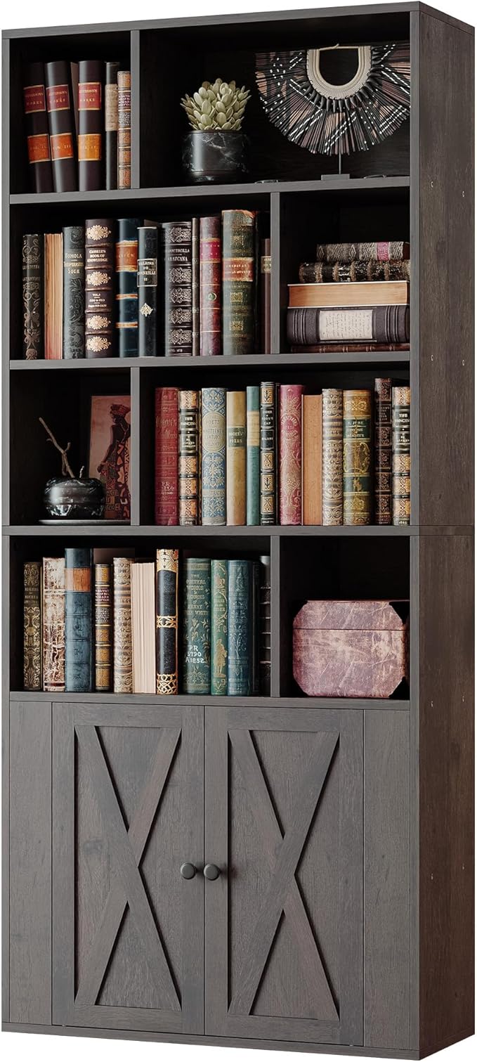 IRONCK Book Shelf, Tall Bookshelf