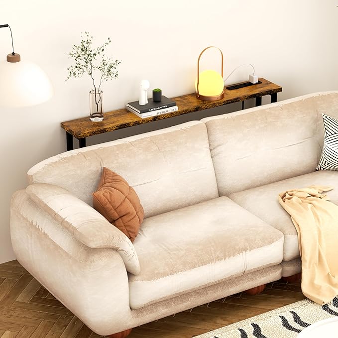 Keelian 39" Sofa Table Narrow Long