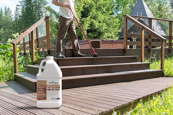 Plant-Powered 5-Gallon Wood Protectant, Protects Wood from Water & UV Rays