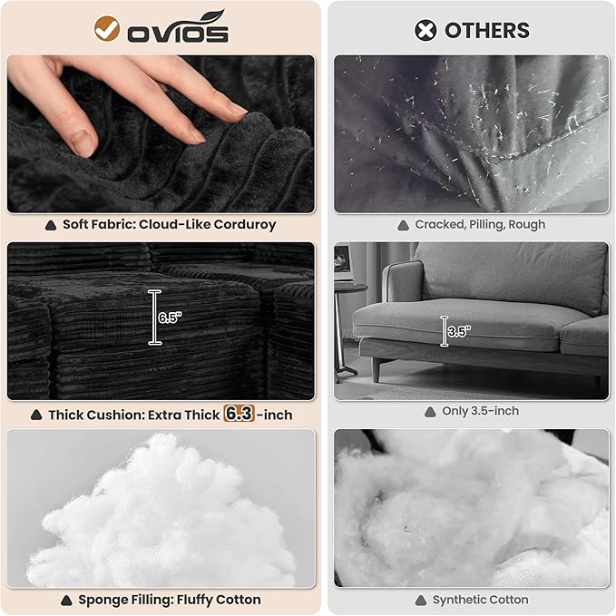 ovios 32.7 inches Armrest Seat Module