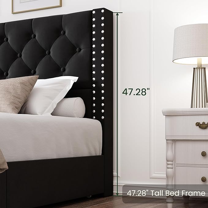 LARMACE Full Size Bed Frame