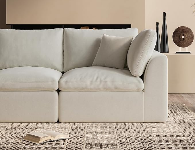 ohllob Oversized Cloud Couches for Living Room, Convertible Sectional Couch