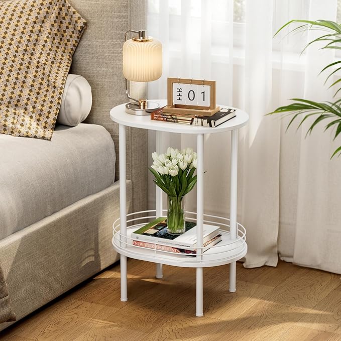 Small Modern Oval Side Table