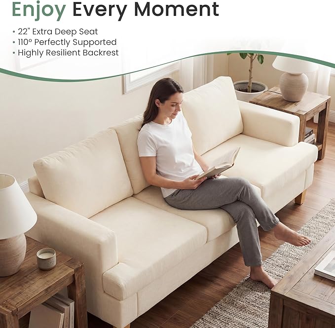 YOUDENOVA Sofa, Modern Comfy Couches