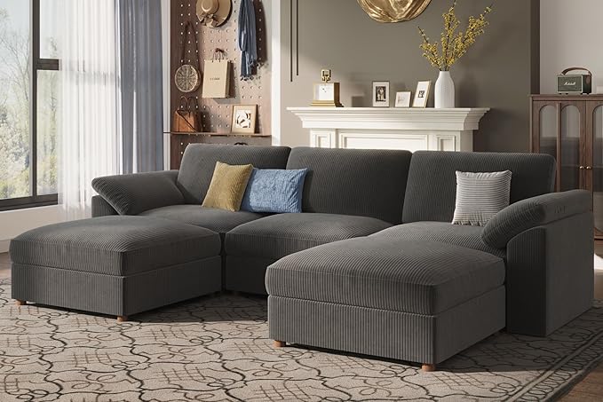 EASE MOOSE Oversized Modular Sectional Sofa, Extra Large L Shape Sectional