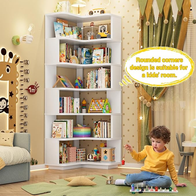 Armocity Corner Book Shelf