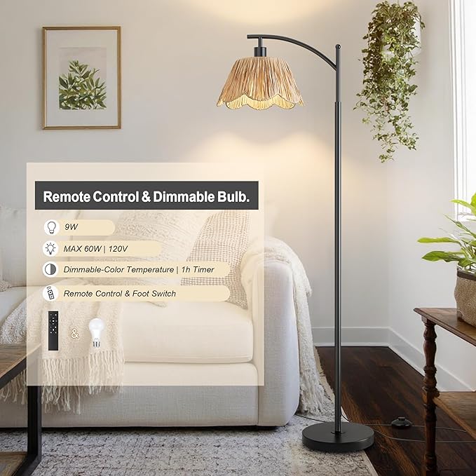 Oneach Arc Floor Lamp for Living Room