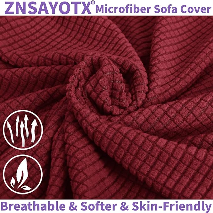 ZNSAYOTX Super Stretch Chair Slipcover Universal Sofa Chair Covers