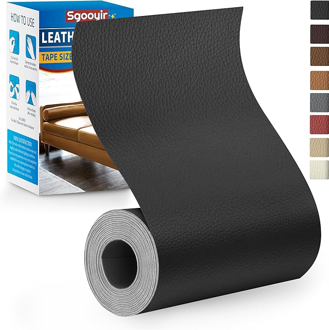Leather Repair Patch Tape Kit, Vinyl Leather Repair Kit