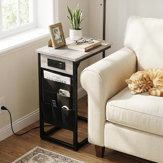 AMHANCIBLE C Shaped End Table