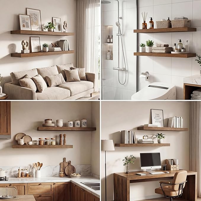 Dreamland 55 Inches Floating Shelves