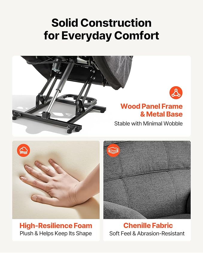 VEVOR Power Lift Recliner Chair, Dual Motor Lift Chair
