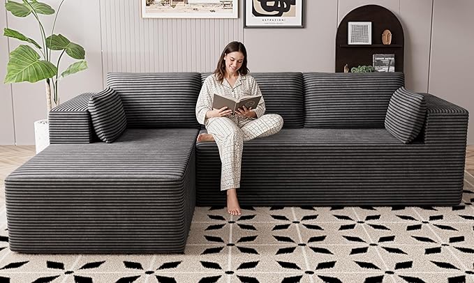 106" Cloud Sectional Boneless Couches