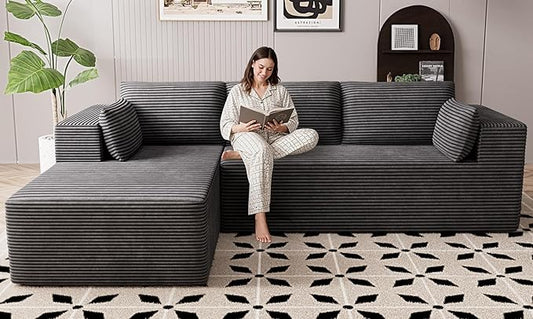 106" Cloud Sectional Boneless Couches