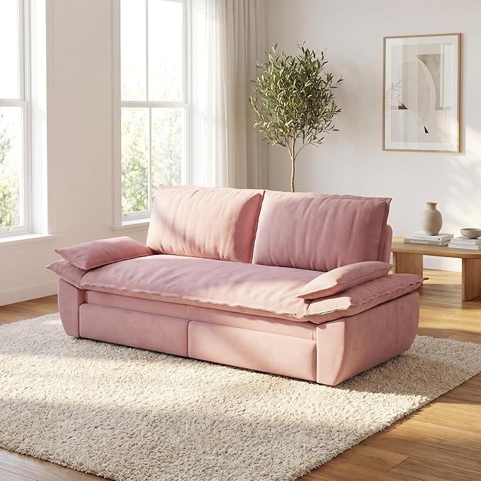 73.2" Sofa Bed Queen, 3-in-1 Pull Out Sofa Bed