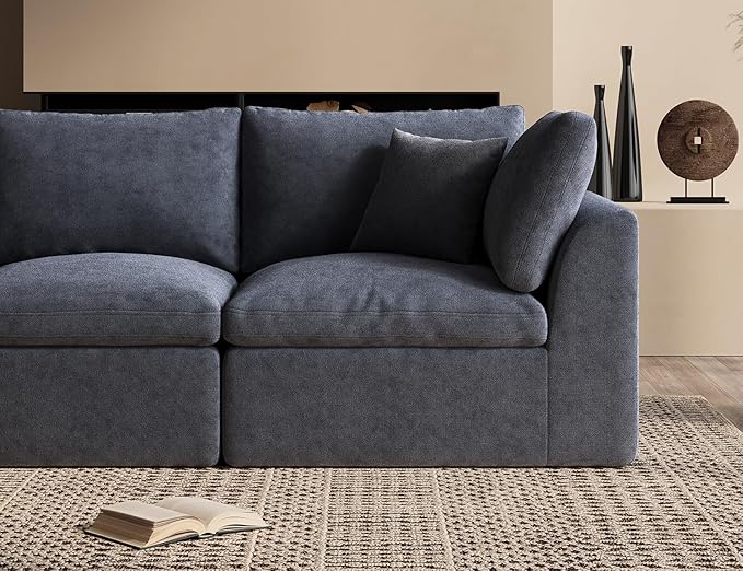 ohllob Oversized Cloud Couches for Living Room, Convertible Sectional Couch